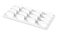 Silikomart Professional Oval Silikon Kalıp 16'Lı
