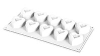 Small Heart 10 Pieces 48X54 mm