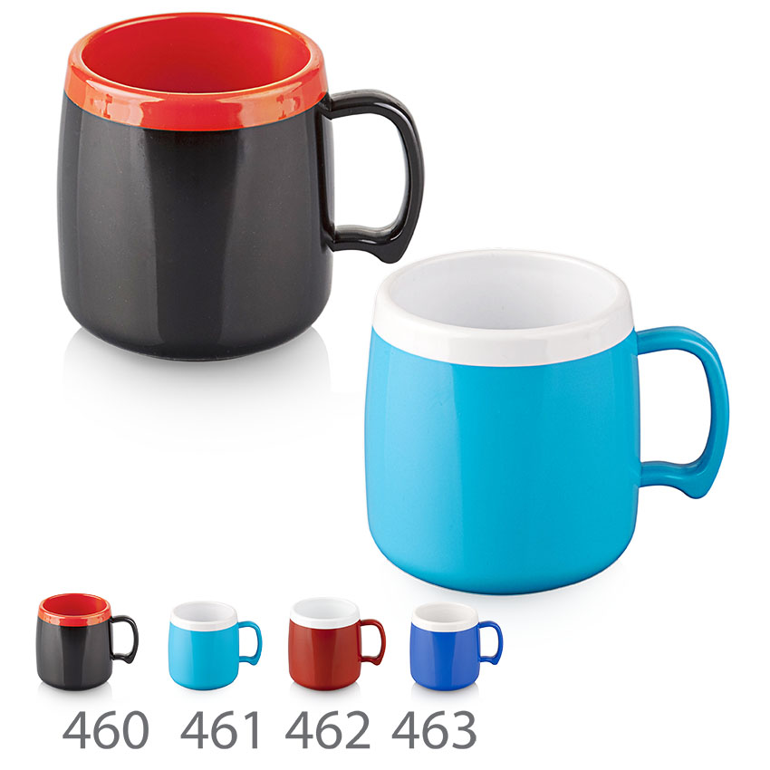 Polikarbonat Kahve Kupası Siyah 280 Ml