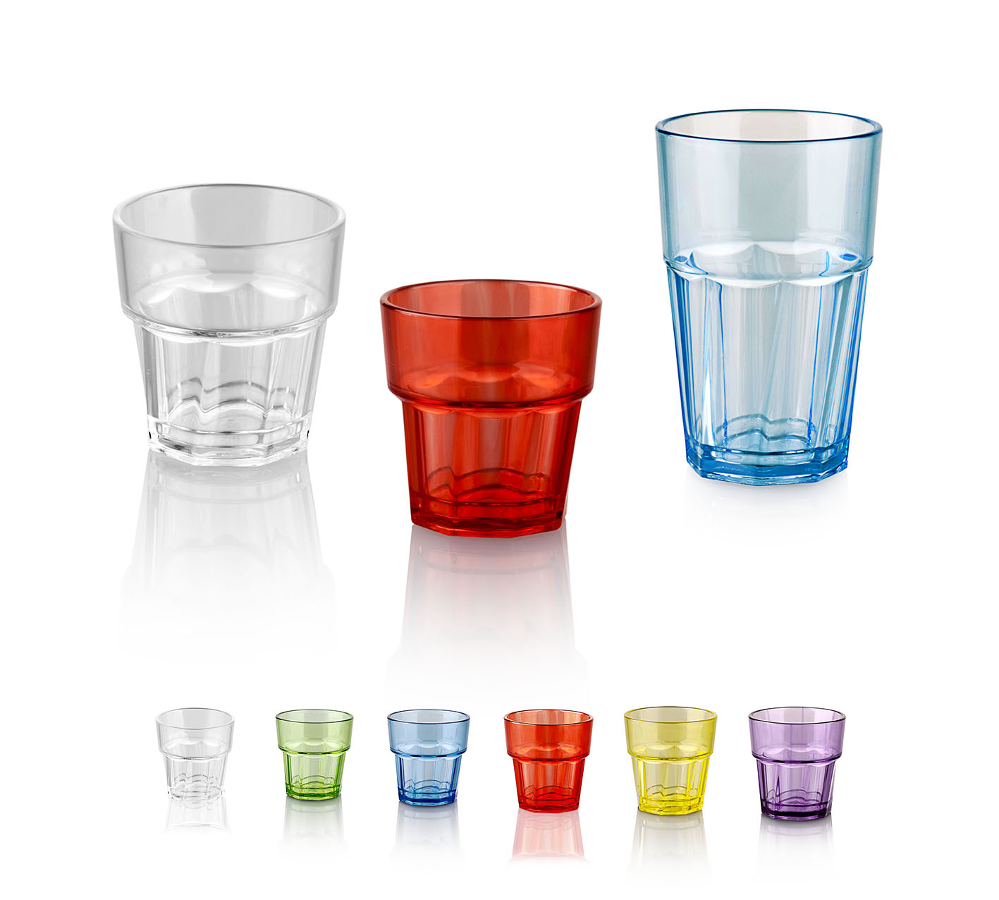 Kırılmaz Bardak - Mor 400 Ml