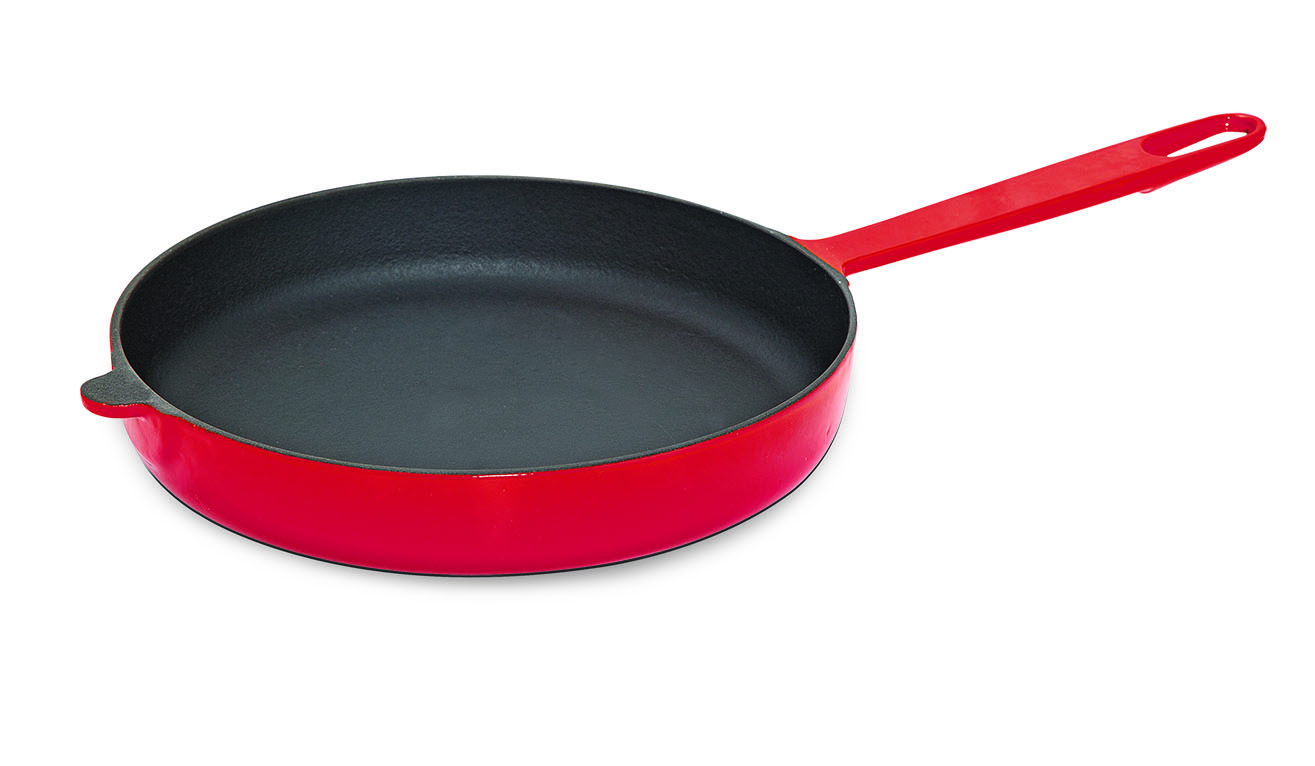 Lava Döküm Tava  28 cm - Kırmızı