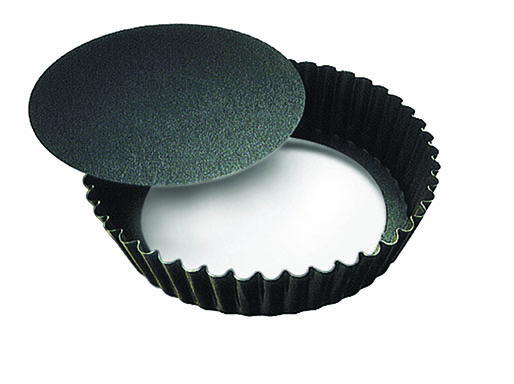 Round Flutted Mould (Loose Bottom, Narrow Ribs) 100/80 mm
